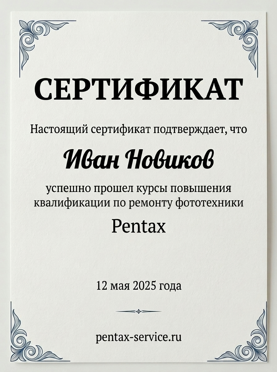 Сертификат
